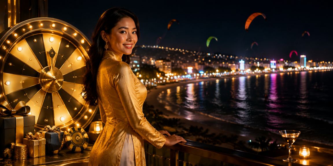 Không khí lễ hội rút thăm may mắn Mũi Né tại thdt1